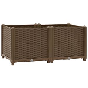vidaXL Povi&scaron;ena gredica 80 x 40 x 38 cm od polipropilena