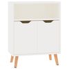 vidaXL Komoda visoki sjaj bijela 60 x 30 x 72 cm od konstruiranog drva