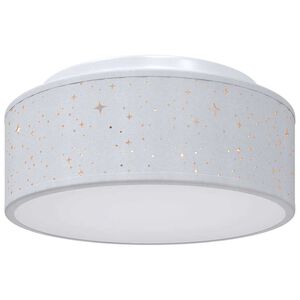 vidaXL Stropna svjetiljka Siva 30 x 30 x 13,5 cm tkanina