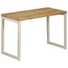 vidaXL Blagovaonski stol 115 x 55 x 76 cm masivno drvo manga i čelik