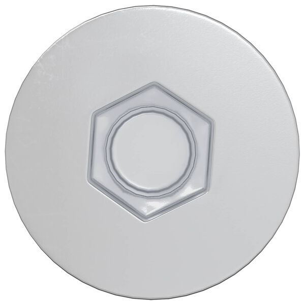 vidaXL Potvrđivački vijci 2500 pcs Srebrno Metal