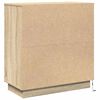 vidaXL Noćni ormar Sonoma hrast 71 x 34,5 x 75 cm Konstruirano drvo