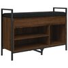 vidaXL Klupa za cipele boja smeđeg hrasta 85,5x32x57,5 cm drvena