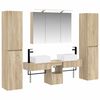 vidaXL Set namje&scaron;taja za kupaonicu 6 pcs Hrast sonoma