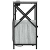 vidaXL Noćni ormar Siva Sonoma 40 x 31 x 60 cm Konstruirano drvo