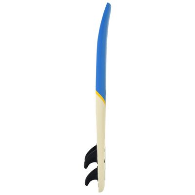 vidaXL Daska za surfanje 170 cm plava i krem