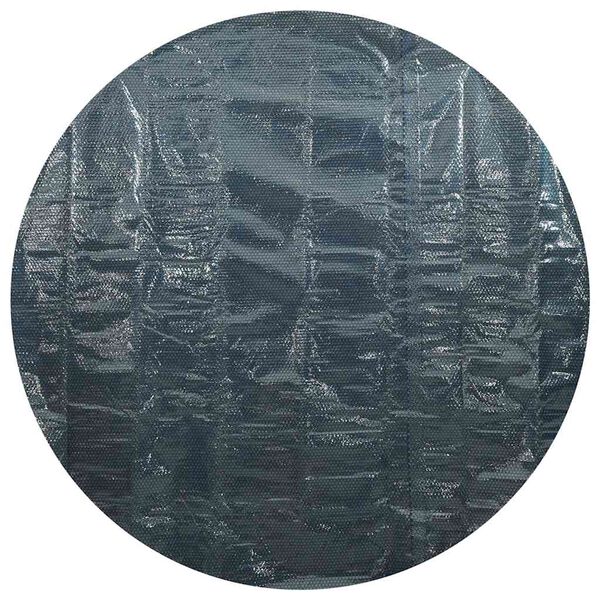 vidaXL Plutajući PE solarni pokrov za bazen 210 cm crno-plavi