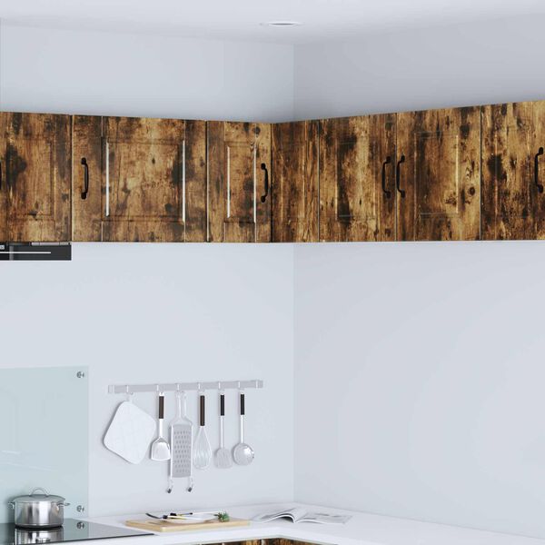 vidaXL Kuhinjski ormarić s policom Dimljeni hrast 57 x 57 x 40 cm