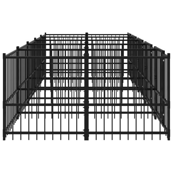 vidaXL Vanjski kavez za pse čelični 9,38 m&sup2;