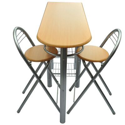 Set stola i stolica za kuhinju/doručak/bar drveni