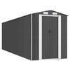 vidaXL Vrtno spremi&scaron;te antracit 192x606x223 cm pocinčani čelik
