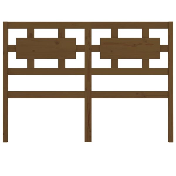 vidaXL Uzglavlje za krevet boja meda 205,5x4x100 cm masivna borovina