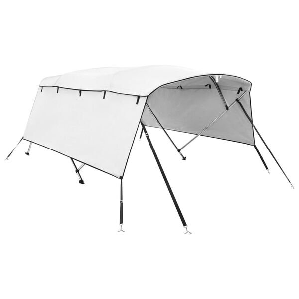 vidaXL Tenda bimini s 4 luka i bočnim stijenkama 243x(170-182)x137 cm