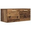 vidaXL Ormar za Zid Zidna montaža Staro drvo 80 x 36,5 x 35 cm