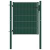 vidaXL Vrata za ogradu PVC i čelik 100x100 cm Zelena