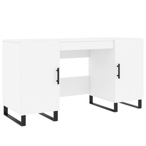 vidaXL Radni stol bijeli 140 x 50 x 75 cm od konstruiranog drva