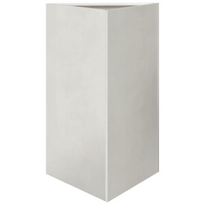 vidaXL Vrtna sadilica trokutasta 50x43x75 cm od nehrđajućeg čelika