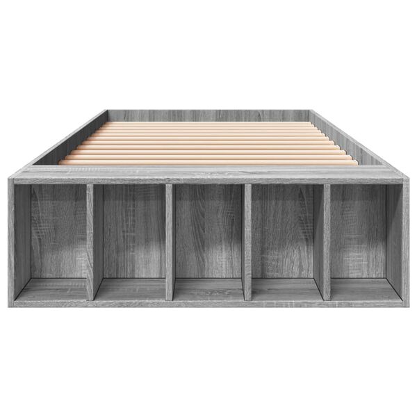 vidaXL Okvir za krevet boja hrasta 75 x 190 cm od konstruiranog drva