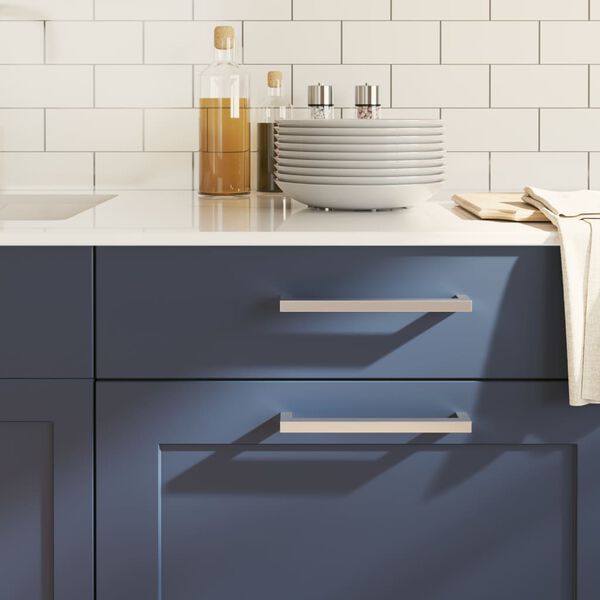 vidaXL Ručke za ormarić 20 kom srebrne 192 mm od nehrđajućeg čelika