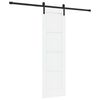 vidaXL Klizna vrata 61 x 198,5 cm Konstruirano drvo Bijela i crna