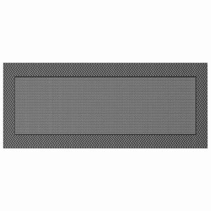 vidaXL Vanjski tepih ARAKIL Crna i siva 250 x 600 cm PP