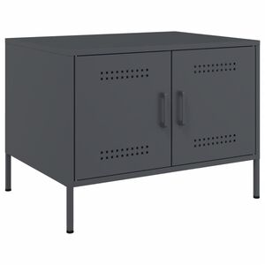 vidaXL Stolić za kavu antracit 68x50x50,5 cm od čelika