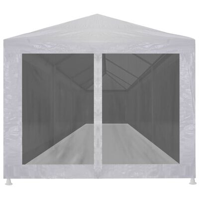 vidaXL Šator za zabave s 10 mrežastih bočnih zidova 12 x 3 m