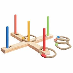 vidaXL Set za igru bacanja prstena &Scaron;areni 41 x 41 x 16 cm