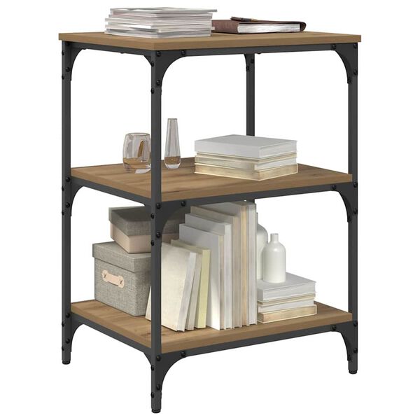 vidaXL Držač za printer Umjetnički hrast 50 x 41 x 75 cm