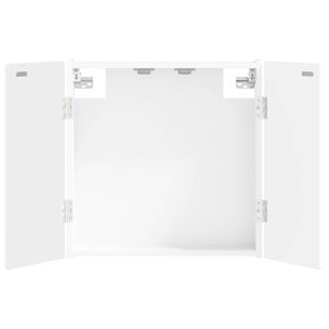 vidaXL Kabinet za mete ARNHEM Bijela 52,5 x 10,5 x 53,5 cm