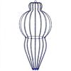 vidaXL Božićni vrh svjetla 320 LED lampica Plava Promjer 40 x 75 cm