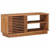 vidaXL TV ormar s pohranom s vratima Prirodna 90 x 30 x 40 cm