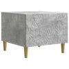vidaXL Kava Stol Betonska siva 50 x 49 x 40 cm Konstruirano drvo