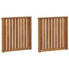 vidaXL Nasloni 2 pcs Smeđa 60 x 6 x 61 cm Konstruirano drvo