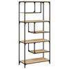 vidaXL Regal za knjige boja hrasta 81 x 36 x 176 cm konstruirano drvo