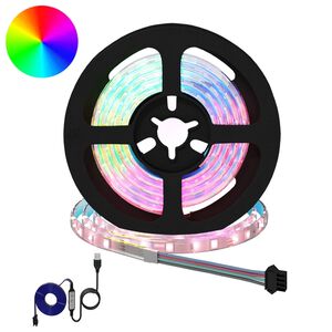 vidaXL LED traka 2 kom. Crna i prozirna Bakar i plastika
