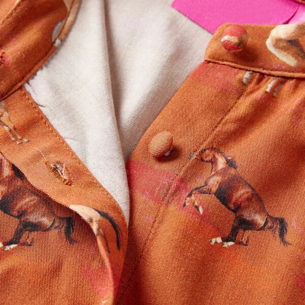 Dječja haljina boja konjaka 116