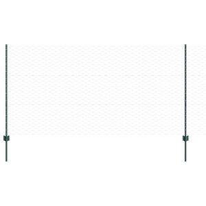 vidaXL Heksagonalna ograda s stubom 25 x 1,2 m Čelik premazan PVC-om