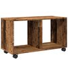 vidaXL Pomični ormarić boja staro drva 72x33x42,5 cm konstruirano drvo