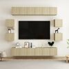 vidaXL 10-dijelni set TV ormarića boja hrasta sonome konstruirano drvo