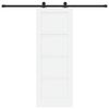 vidaXL Klizna vrata ORKDAL Bijelo 73,5 x 198,5 cm Čvrsto borovo drvo