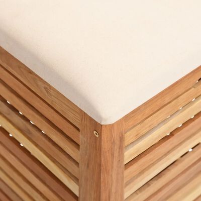 vidaXL Kupaonski stolac 40,5 x 40,5 x 56 cm od masivnog drva oraha