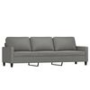 vidaXL 3-dijelni set sofa s jastucima tamnosivi od tkanine