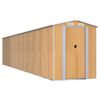 vidaXL Vrtno spremi&scaron;te svjetlosmeđe 192x938x223 cm pocinčani čelik