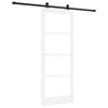 vidaXL Klizna vrata ORKDAL Bijelo 83 x 211 cm