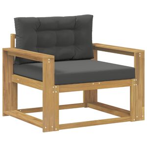 vidaXL Srednja sofa za van Poliester Bijela
