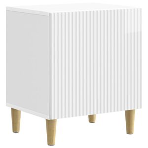 vidaXL Noćni ormar Bijela visokog sjaja 43 x 34,5 x 50 cm