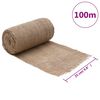 vidaXL Rola jute 0,25x100 m 100 % juta 200 g/m²