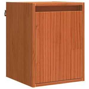 vidaXL Ormar za Zid Vosak smeđa 30 x 30 x 40 cm Čvrsto borovo drvo