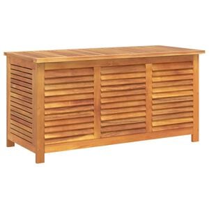 vidaXL Vrtna kutija za pohranu s re&scaron;etkama 113x50x56 cm drvo bagrema
